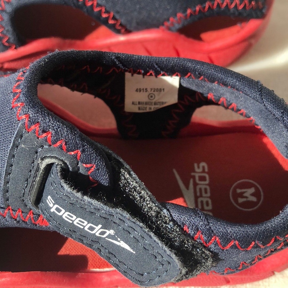 Speedo Toddler Blue/Red Hybrid Water Shoes - Picture 6 of 6